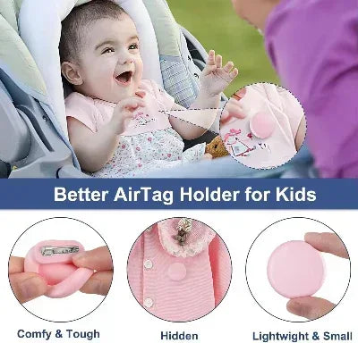 Hidden Pin AirTag Case Protective Holder - TechMegaShop